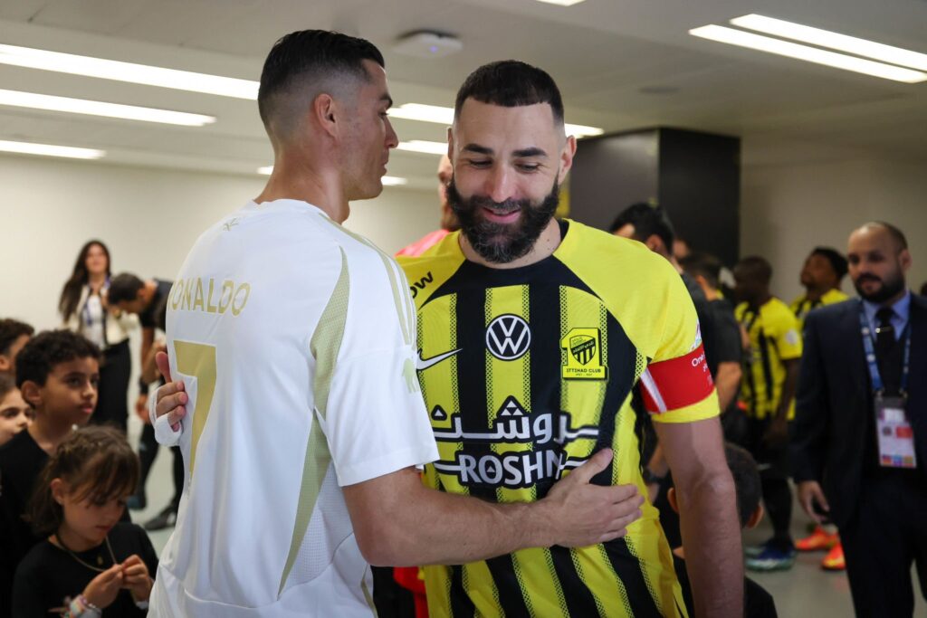 Cristiano Ronaldo and Karim Benzema.