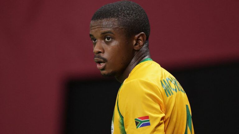 South Africa penalized for fielding ineligible Teboho Mokoena.