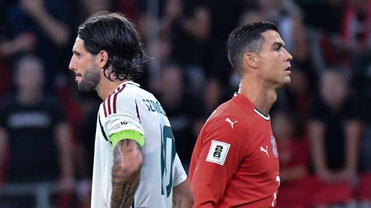 Dominik Szoboszlai Meets Cristiano Ronaldo Again