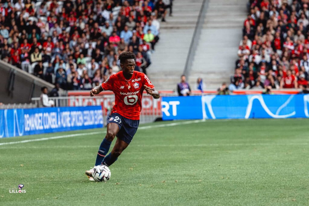 Felix Correia in action for Lille in Ligue 1.