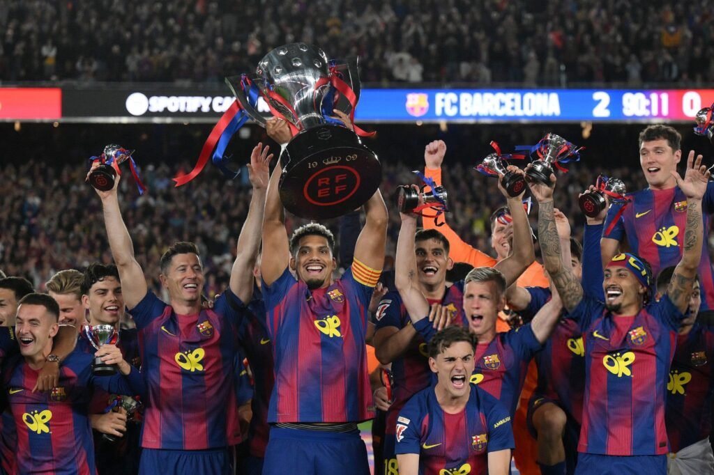 Barcelona flex domination to seal La Liga crown in face of Clasico rivals Real