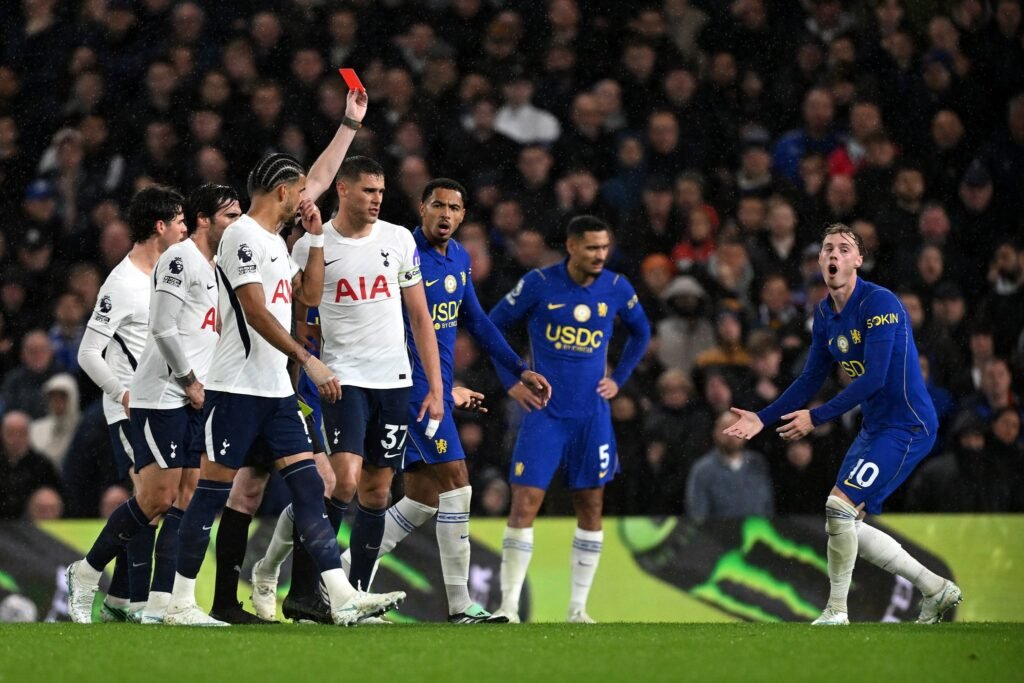 Chelsea’s uncomfortable Premier League truth surfaces after Cole Palmer red in Spurs loss
